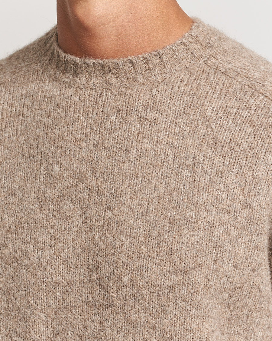 Herre | Trøjer | Tiger of Sweden | Adryan Yak/Alpaca Knitted Sweater Dirt Tape