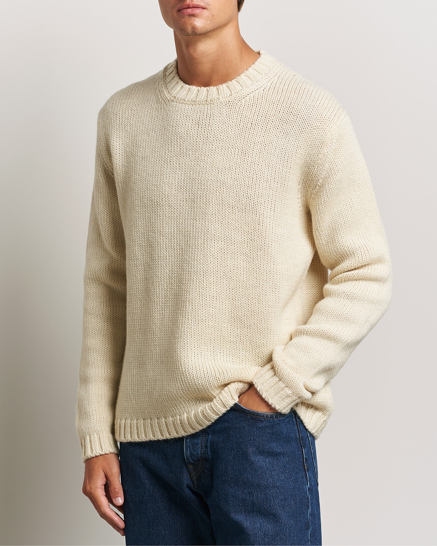 Herre | Trøjer | Tiger of Sweden | Gregory Swedish Wool Sweater Seashell