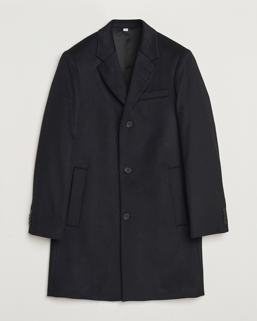 Herre | Jakker | Tiger of Sweden | Finnan Wool/Cashmere Coat Black