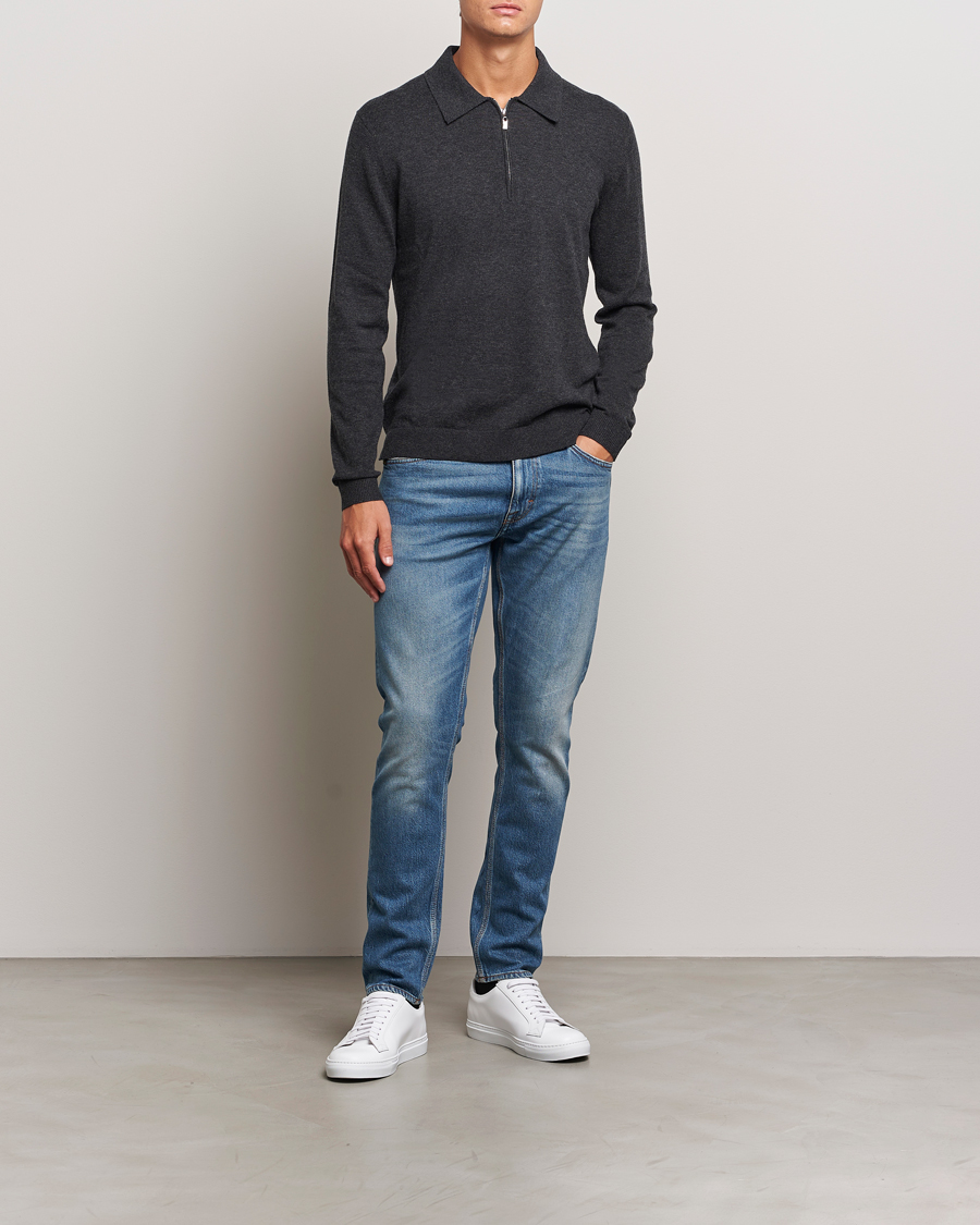 Herre | Jeans | Tiger of Sweden | Pistolero Stretch Cotton Jeans Medium Blue