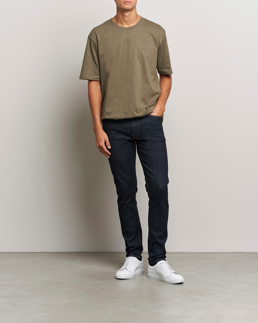 Herre | Jeans | Tiger of Sweden | Evolve Stretch Cotton Jeans Royal Blue