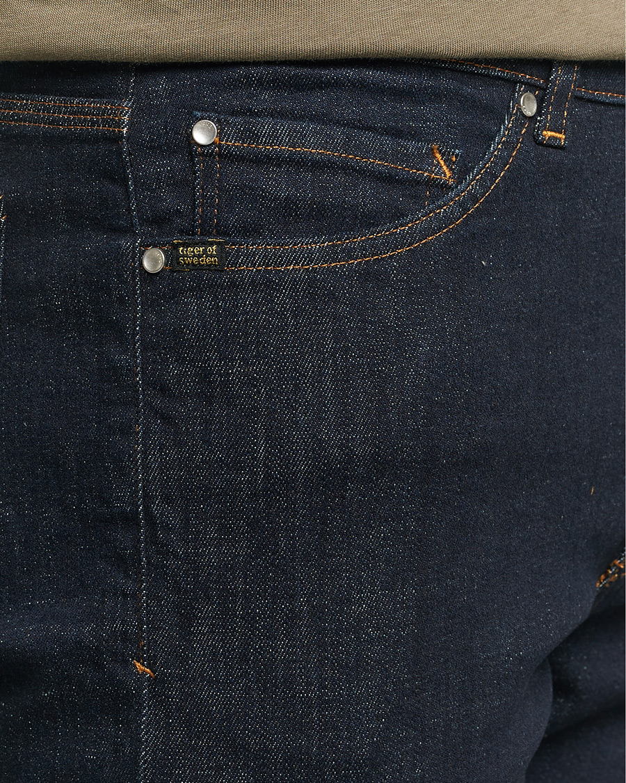 Herre | Jeans | Tiger of Sweden | Evolve Stretch Cotton Jeans Royal Blue