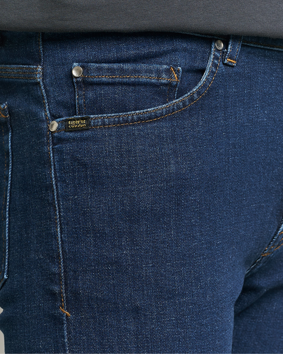 Herre | Jeans | Tiger of Sweden | Evolve Stretch Cotton Jeans Medium Blue