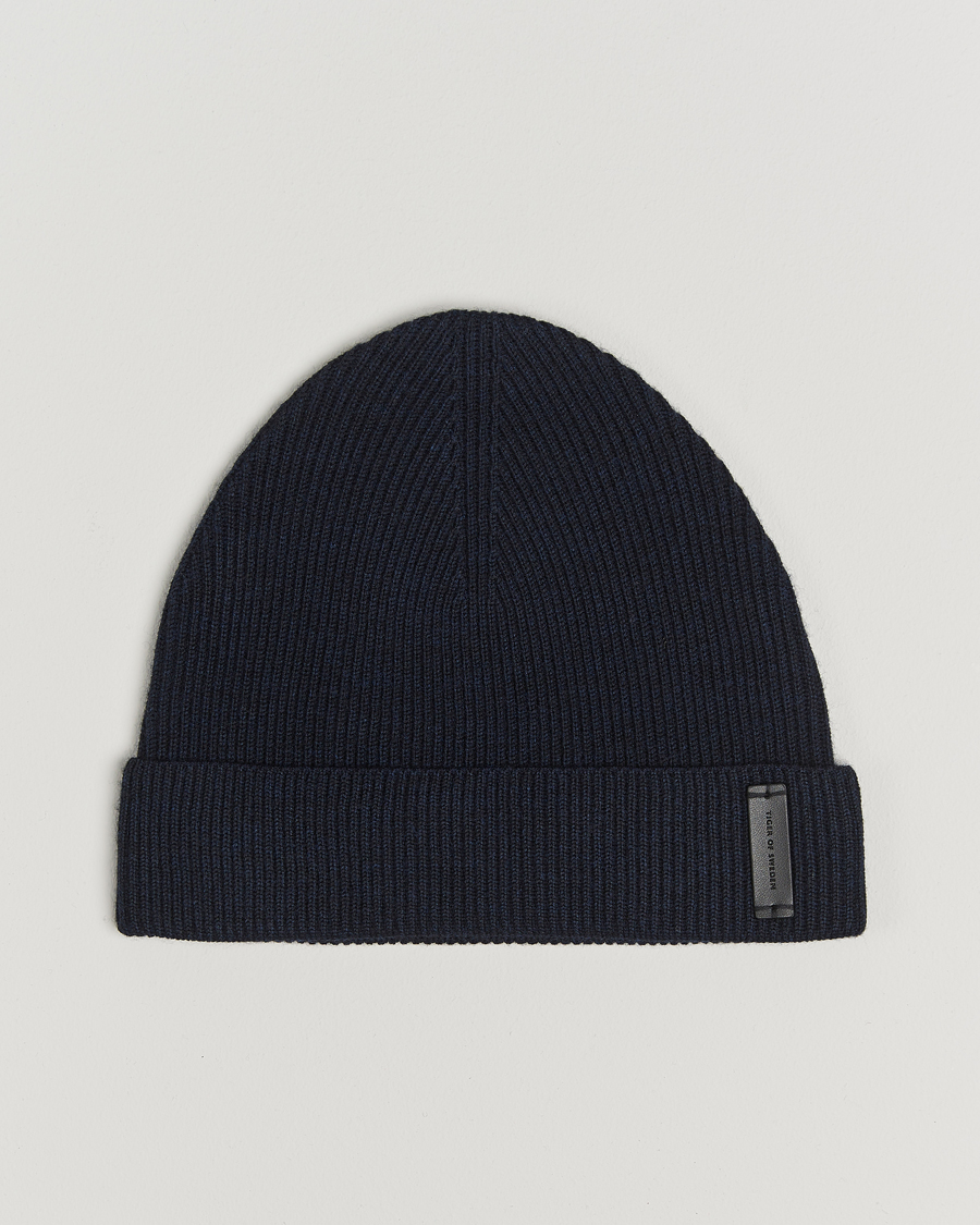 Herre | Tiger of Sweden Caldu Wool Beanie Light Ink | Tiger of Sweden | Caldu Wool Beanie Light Ink