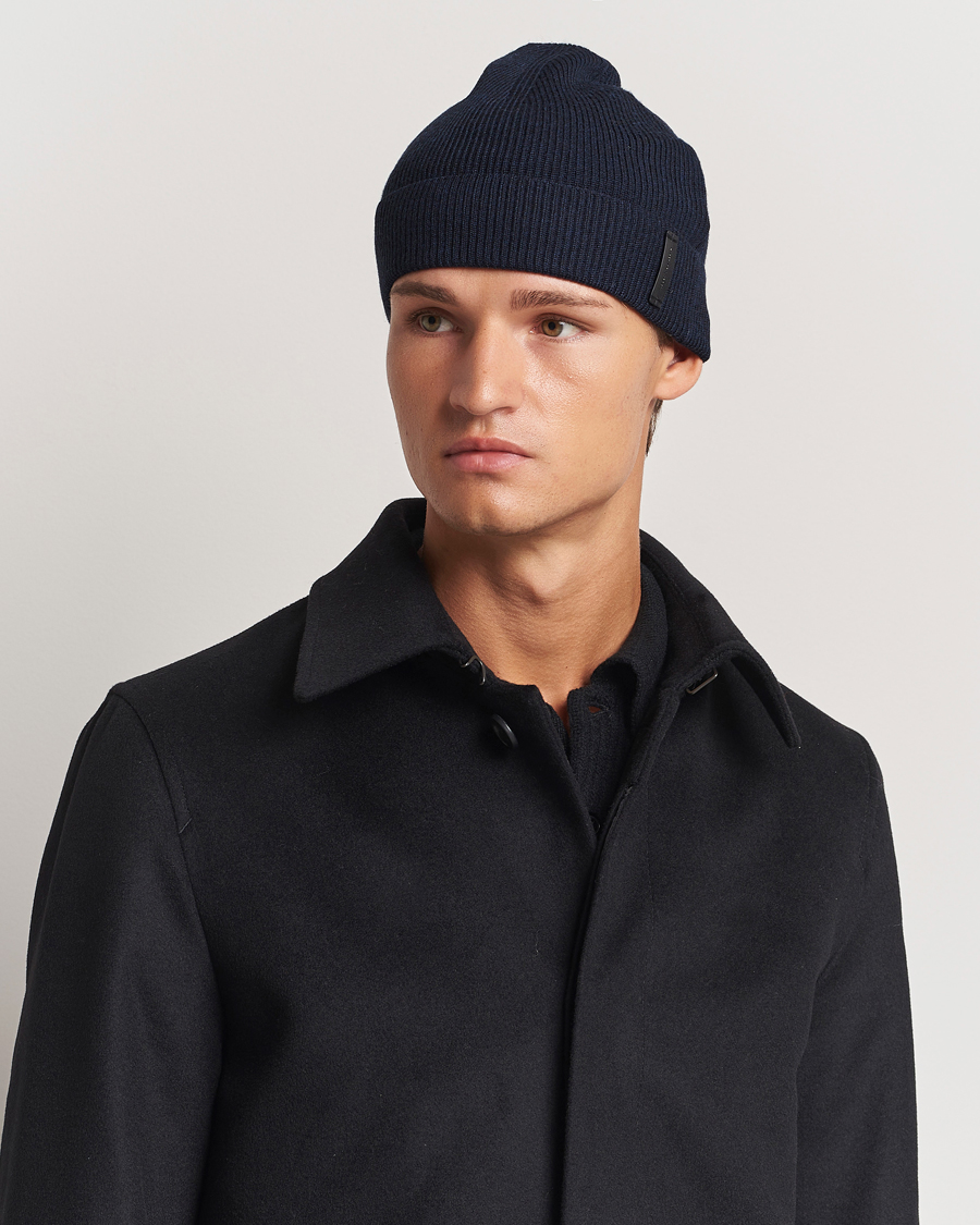 Herre | Tiger of Sweden Caldu Wool Beanie Light Ink | Tiger of Sweden | Caldu Wool Beanie Light Ink