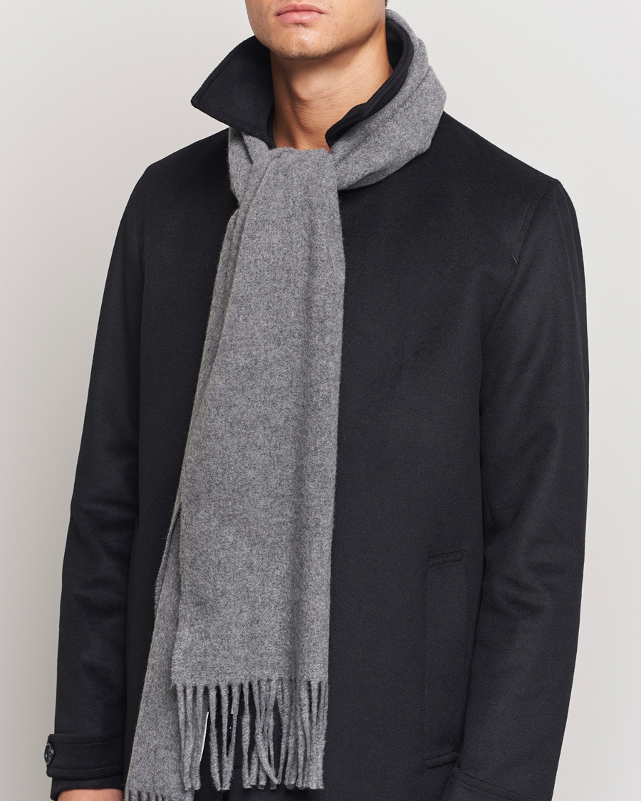 Herre | Tiger of Sweden Sylan Wool Scarf Charcoal | Tiger of Sweden | Sylan Wool Scarf Charcoal