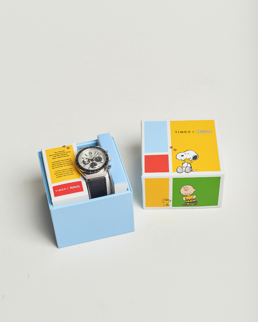 Herre | Timex Q Timex Snoopy Chronograph 40mm White Dial | Timex | Q Snoopy Chronograph 40mm White Dial