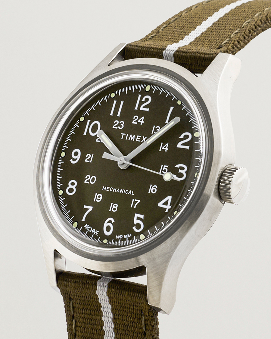 Herre | Timex MK1 Mechanical 36mm Green Dial | Timex | MK1 Mechanical 36mm Green Dial
