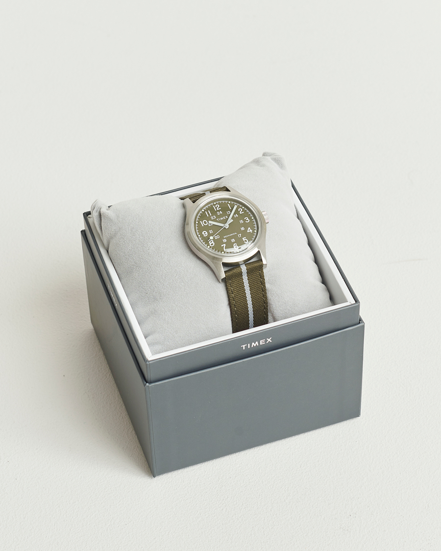 Herre | Timex MK1 Mechanical 36mm Green Dial | Timex | MK1 Mechanical 36mm Green Dial