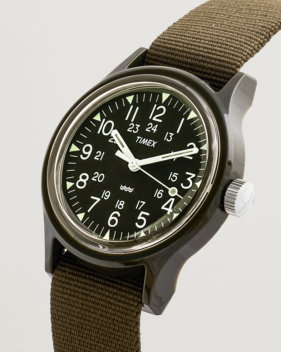 Herre | Timex MK1 Resin 36mm Green Dial | Timex | MK1 Resin 36mm Green Dial