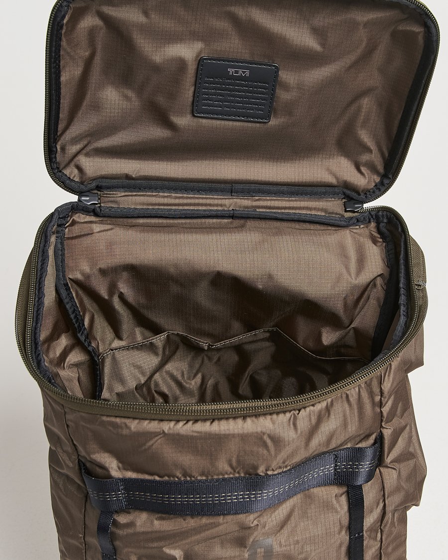 Herre | TUMI Alpha Bravo Packable Backpack Olive | TUMI | Alpha Bravo Packable Backpack Olive