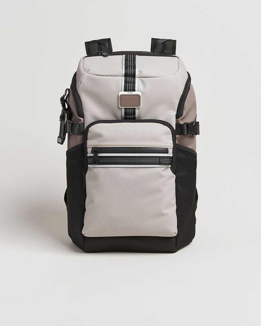 Herre | TUMI Alpha Bravo Reserve Backpack Chalk | TUMI | Alpha Bravo Reserve Backpack Chalk