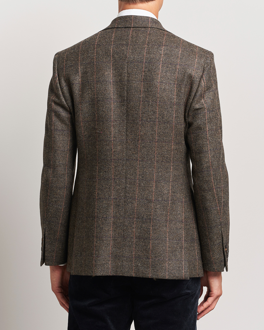 Herre | Blazere & jakker | Walker Slater | Edward Lambswool Windowpane Blazer Brown