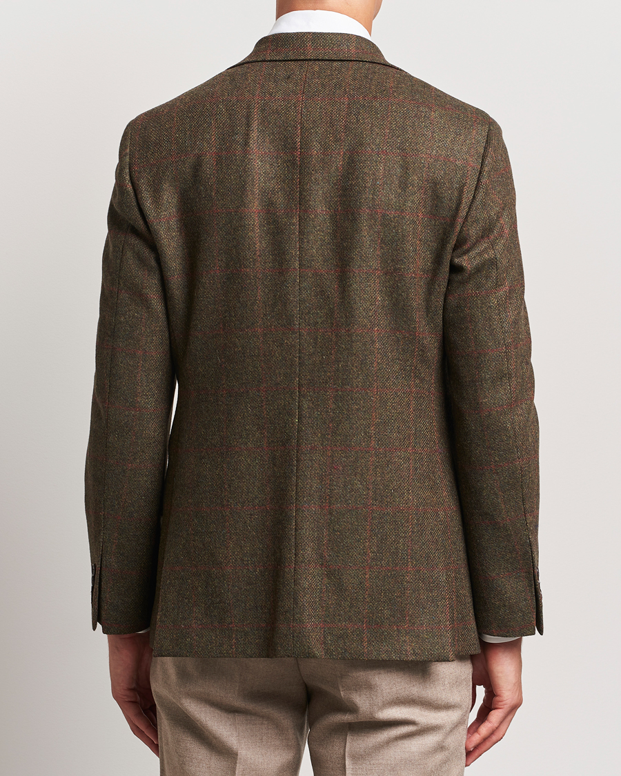 Herre | Blazere & jakker | Walker Slater | Edward Lambswool Windowpane Blazer Green