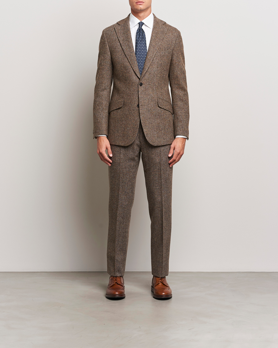 Herre | Blazere & jakker | Walker Slater | Edward Wool Donegal Blazer Brown