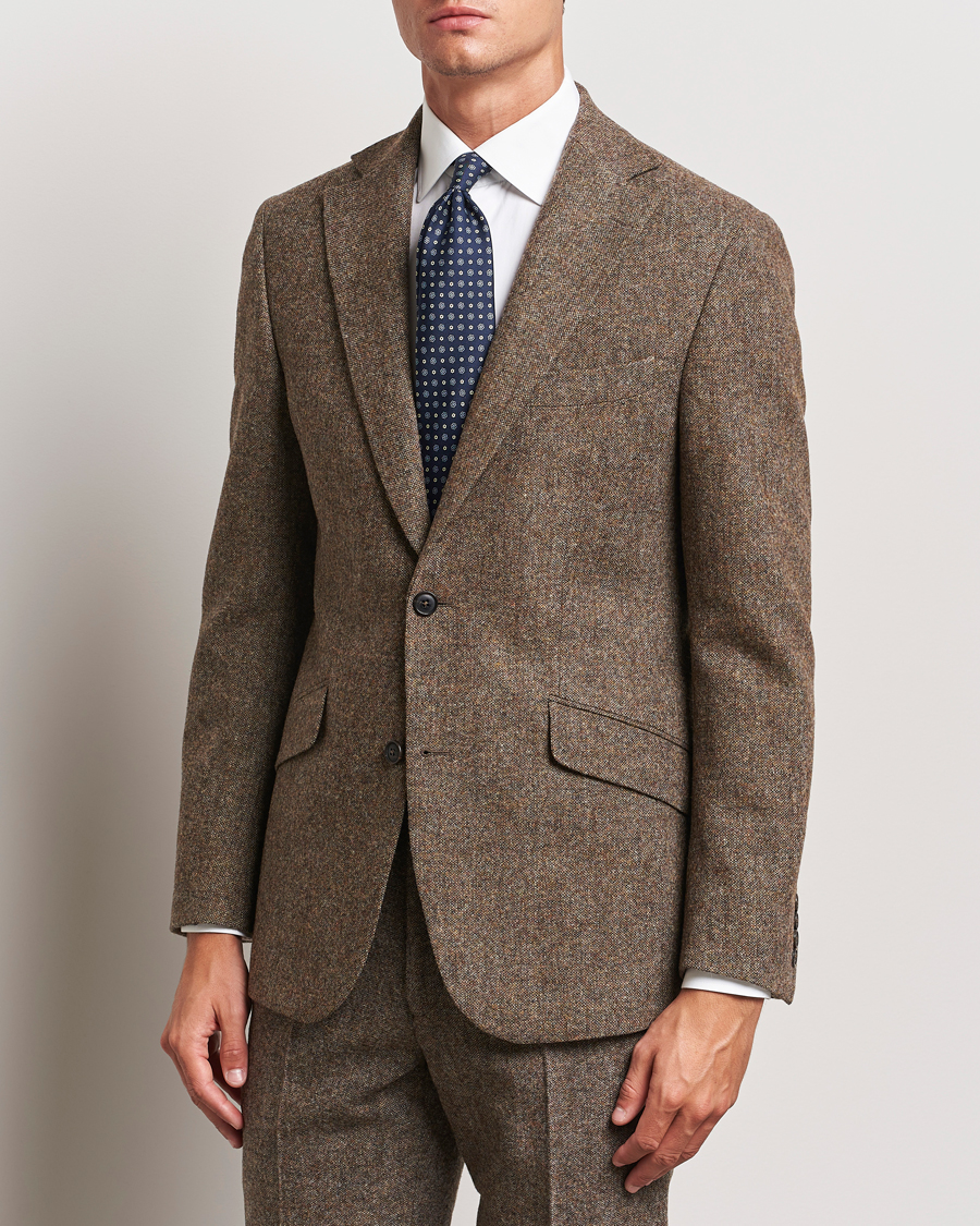 Herre | Blazere & jakker | Walker Slater | Edward Wool Donegal Blazer Brown
