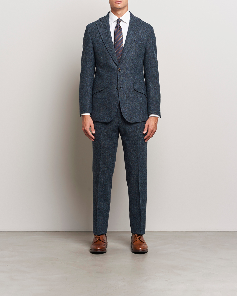 Herre | Blazere & jakker | Walker Slater | Edward Wool Donegal Blazer Navy