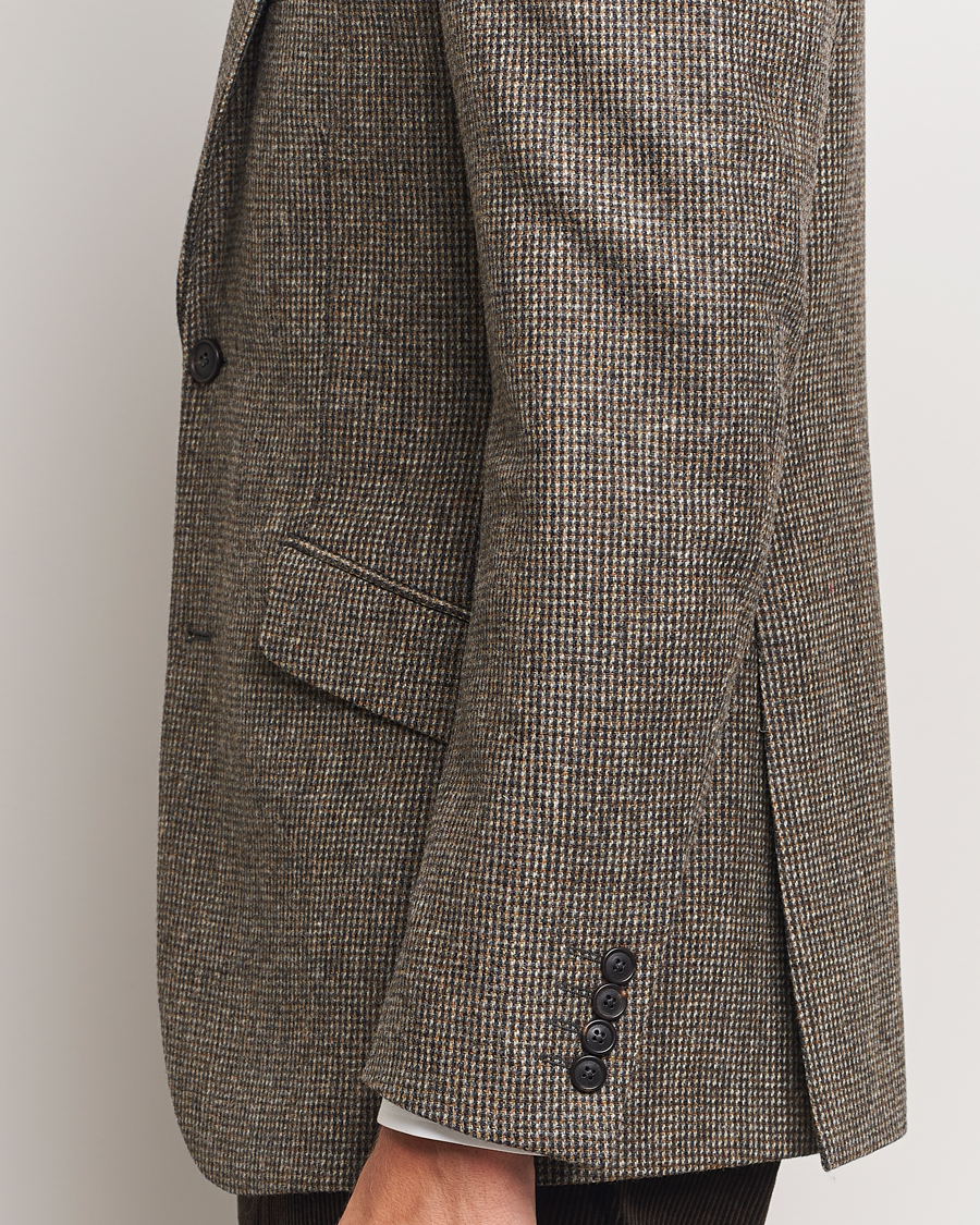 Herre | Blazere & jakker | Walker Slater | Edward Lambswool Pepita Blazer Brown