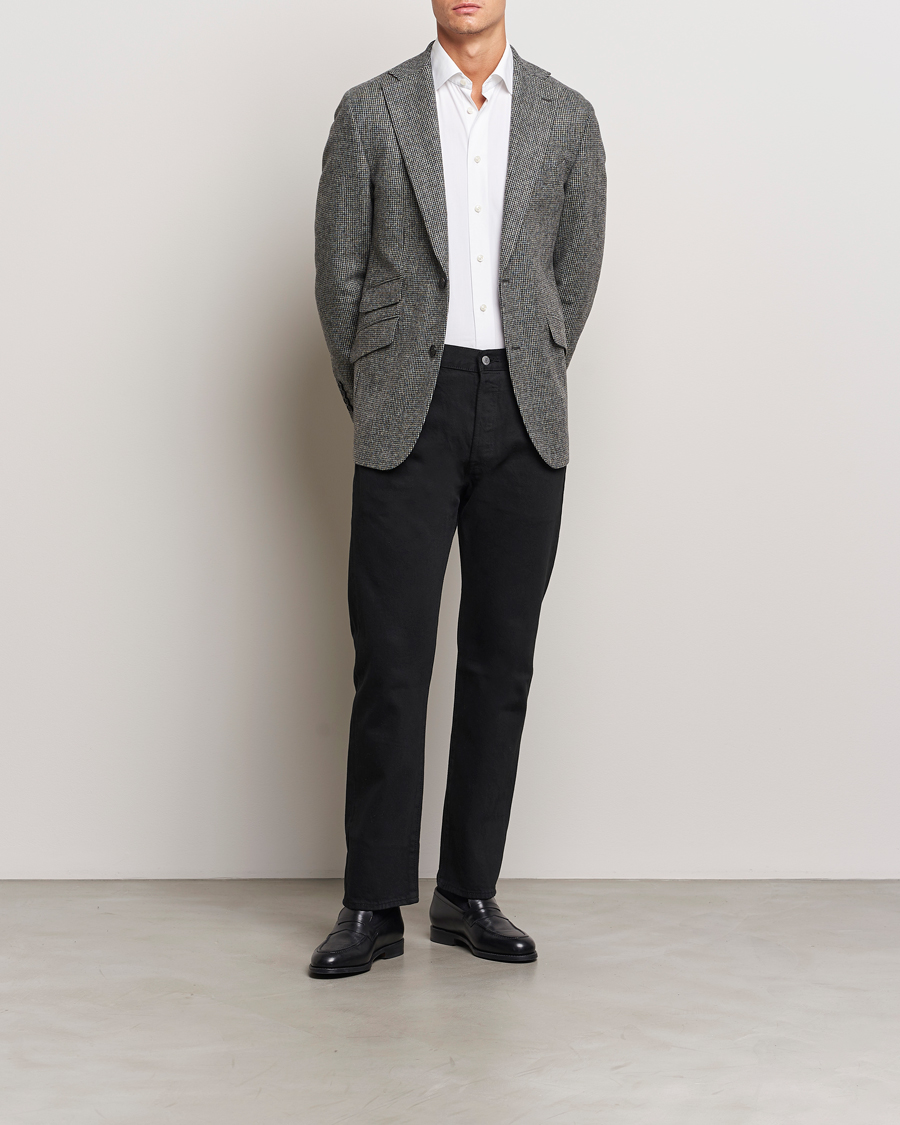 Herre | Blazere & jakker | Walker Slater | Edward Lambswool Pepita Blazer Grey/Black