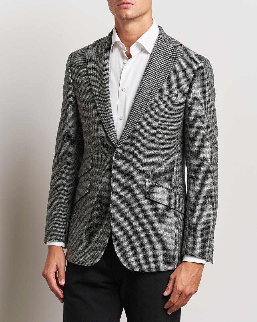 Herre | Blazere & jakker | Walker Slater | Edward Lambswool Pepita Blazer Grey/Black