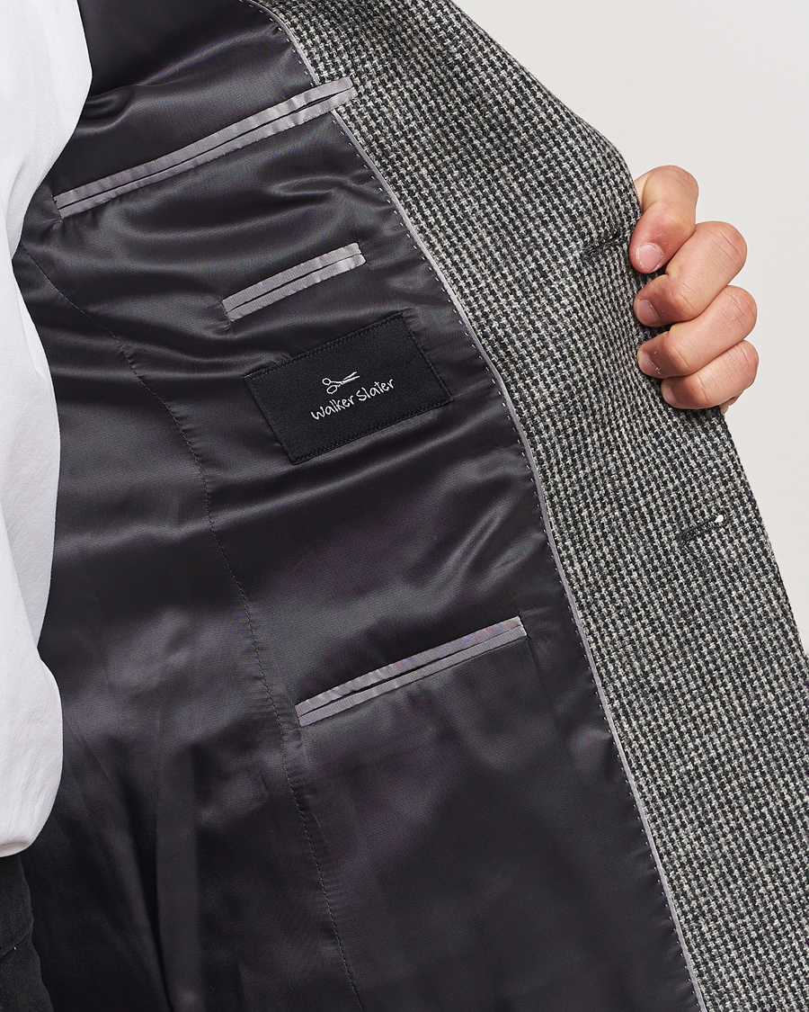 Herre | Blazere & jakker | Walker Slater | Edward Lambswool Pepita Blazer Grey/Black