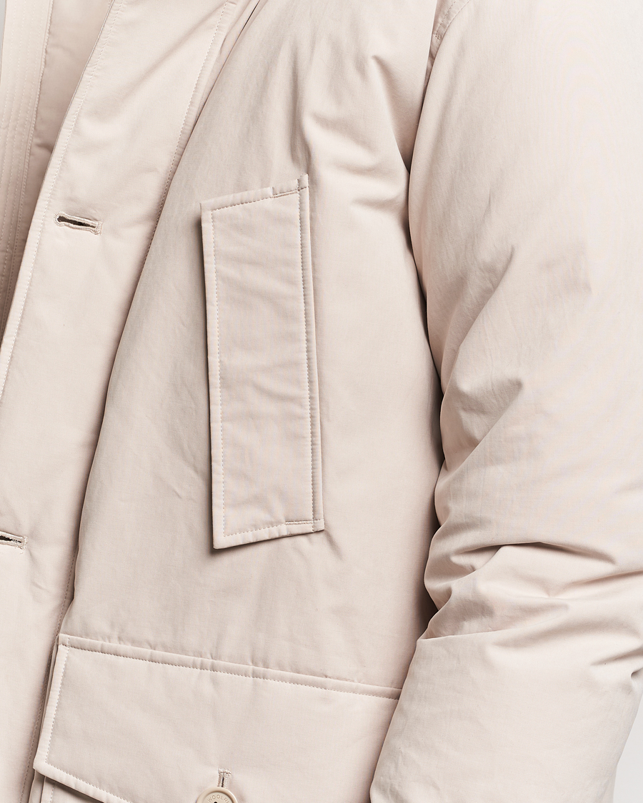 Herre | Jakker | Woolrich | Peached Cotton Arctic Parka Oxford Tan