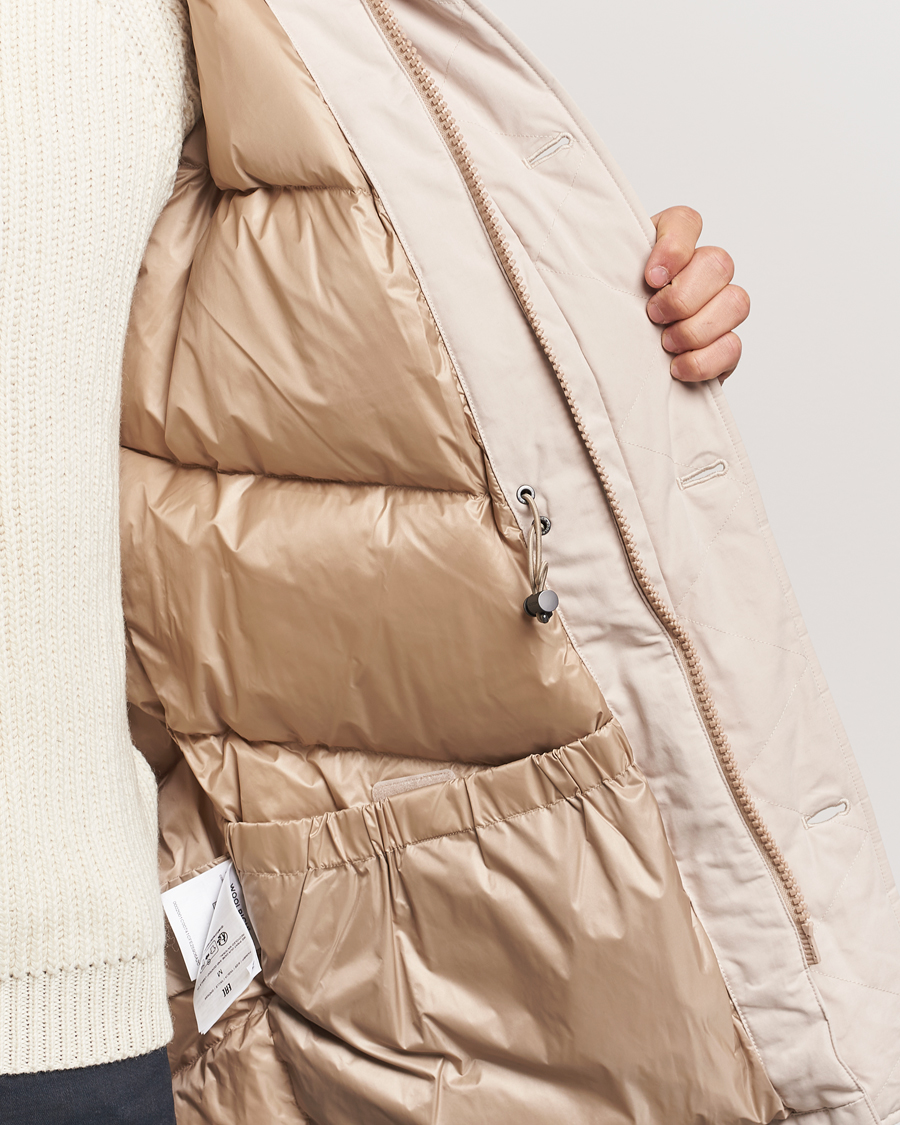 Herre | Jakker | Woolrich | Peached Cotton Arctic Parka Oxford Tan