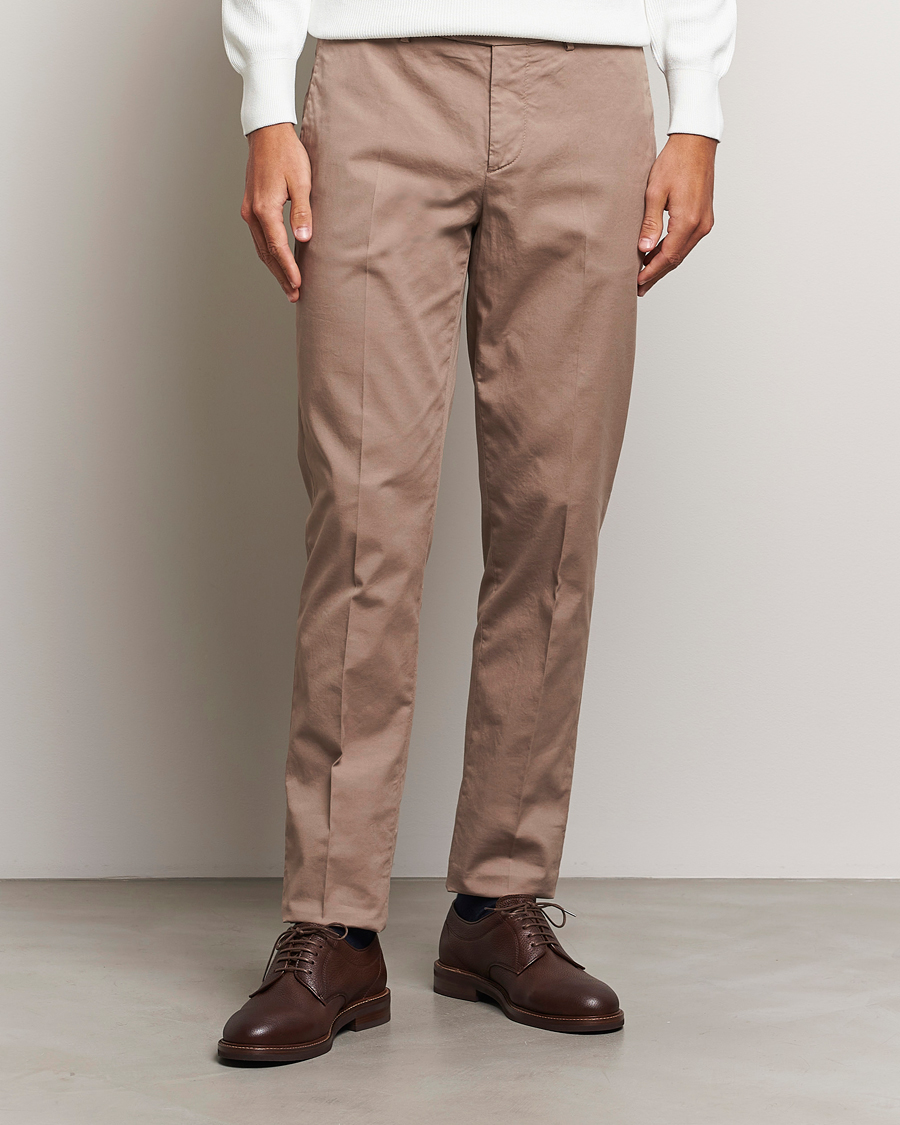 Herre | Bukser | Brunello Cucinelli | Slim Fit Chinos Khaki