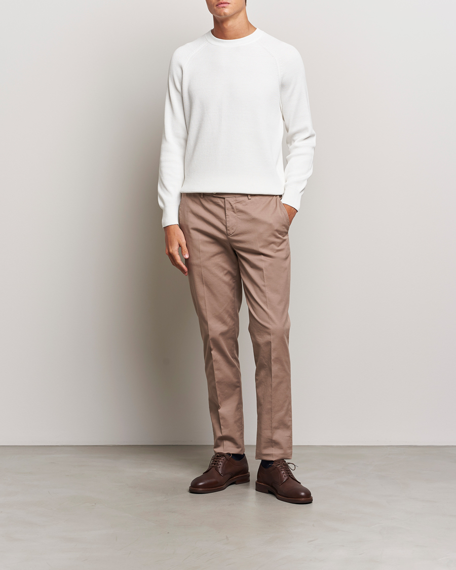 Herre | Trøjer | Brunello Cucinelli | Cotton Rib Crew Neck Panama