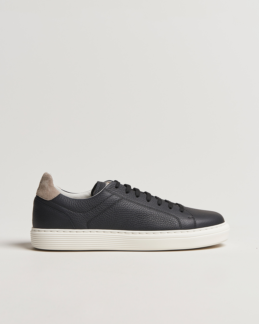 Herre | Brunello Cucinelli Classic Sneaker Black Calf | Brunello Cucinelli | Classic Sneaker Black Calf