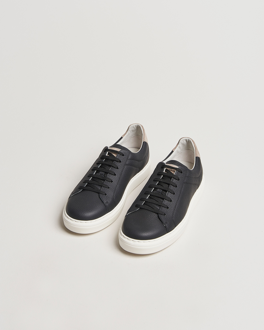 Herre | Brunello Cucinelli Classic Sneaker Black Calf | Brunello Cucinelli | Classic Sneaker Black Calf