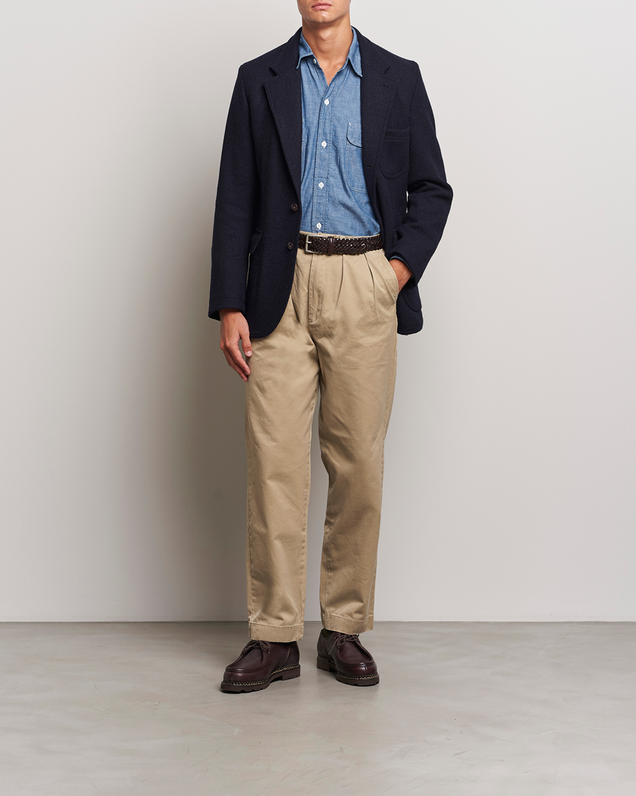 Herre | Blazere & jakker | Drake's | MKVII Harris Tweed Blazer Navy