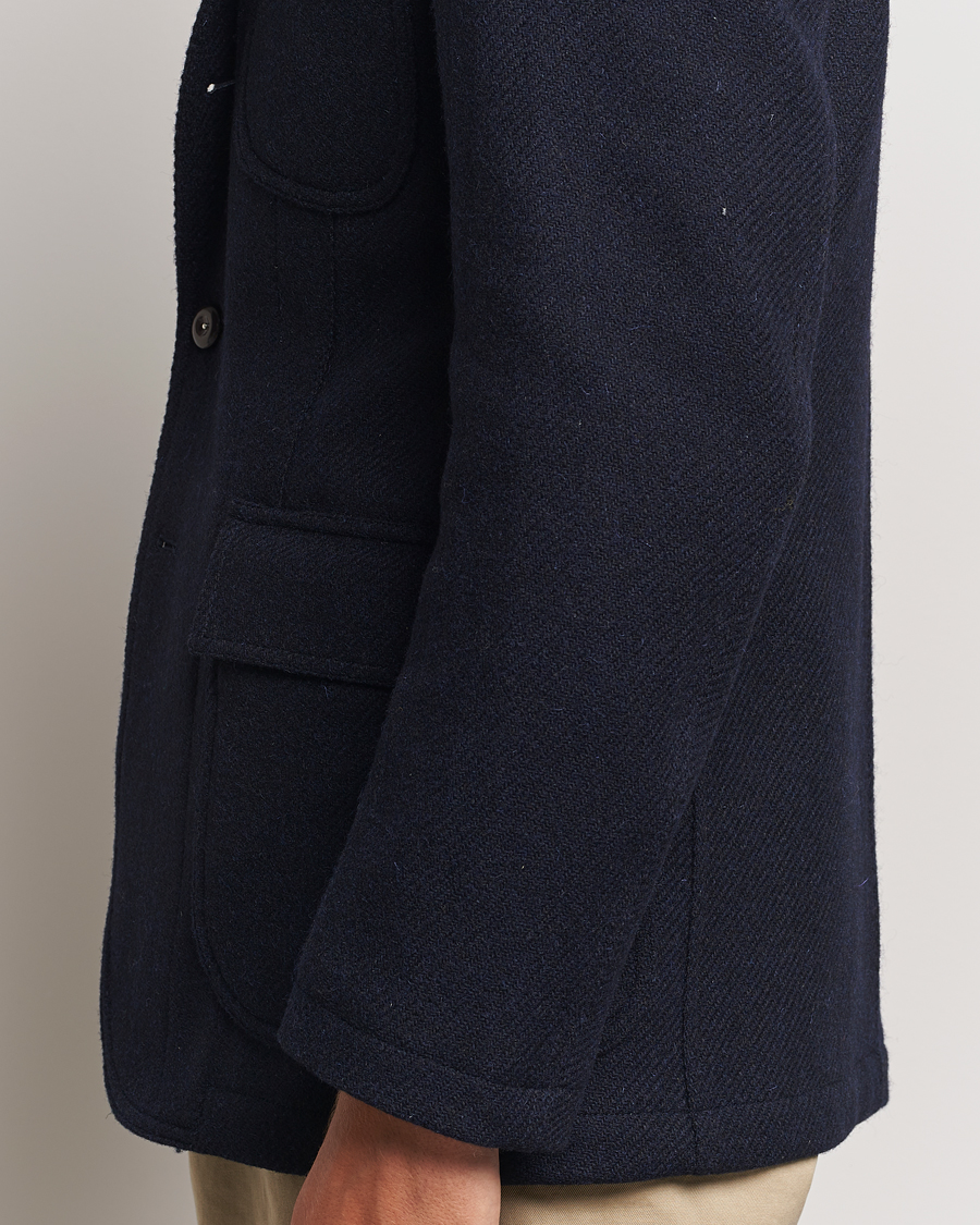 Herre | Blazere & jakker | Drake's | MKVII Harris Tweed Blazer Navy