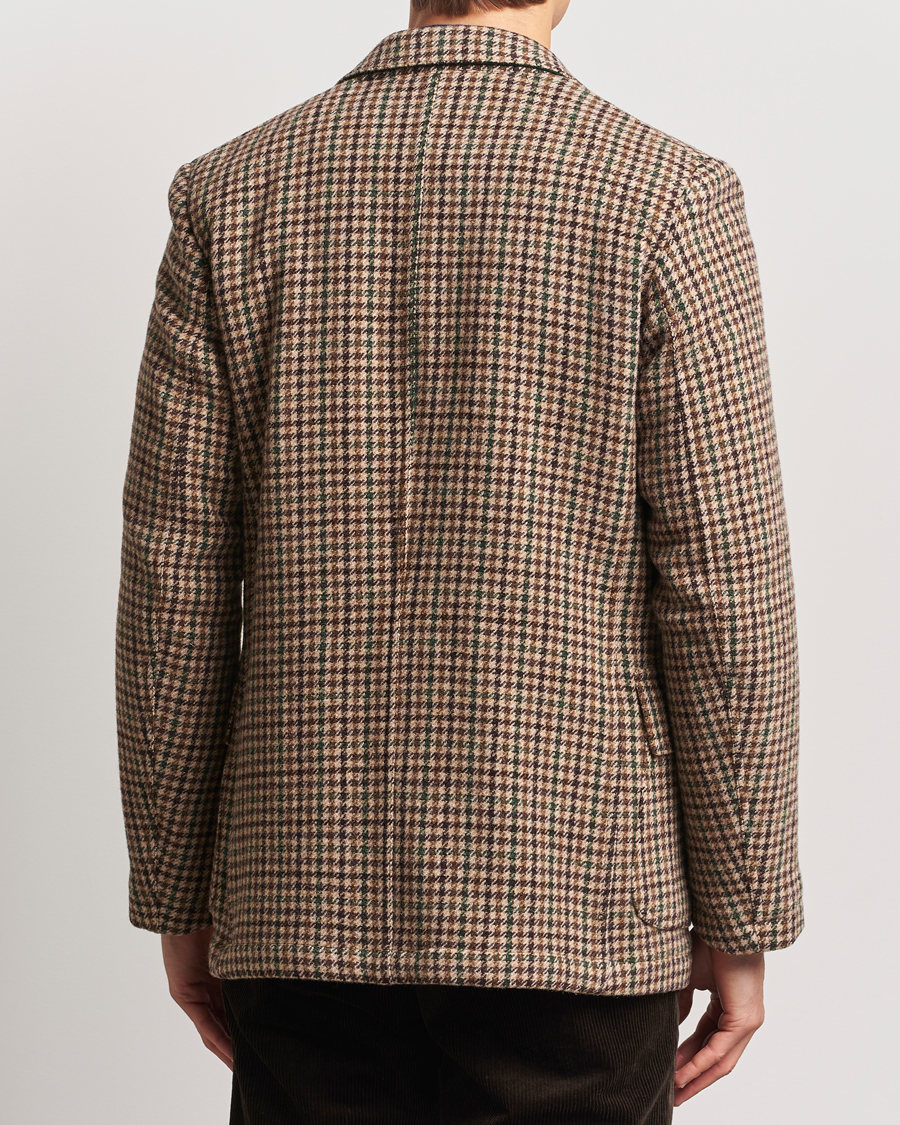 Herre | Blazere & jakker | Drake's | MKVII Gun Check Tweed Blazer Brown