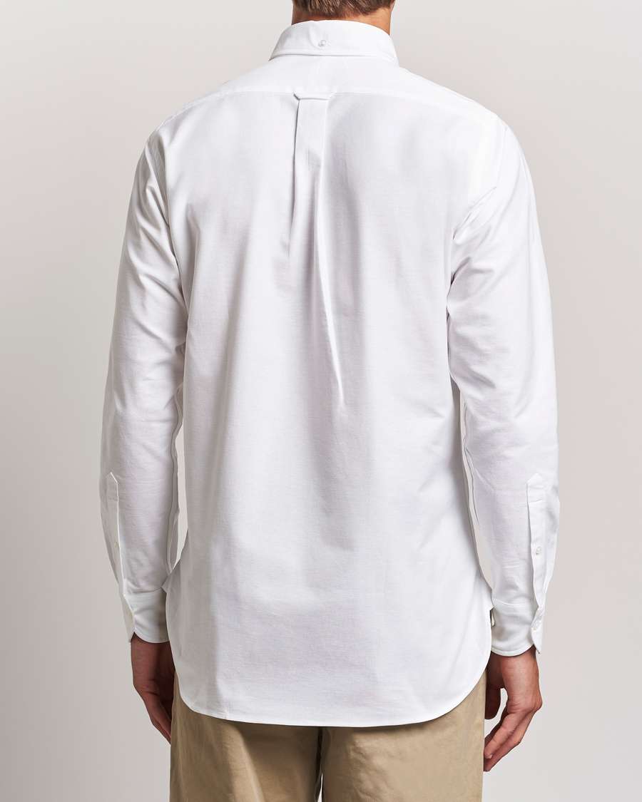 Herre | Skjorter | Drake's | Button Down Oxford Shirt White