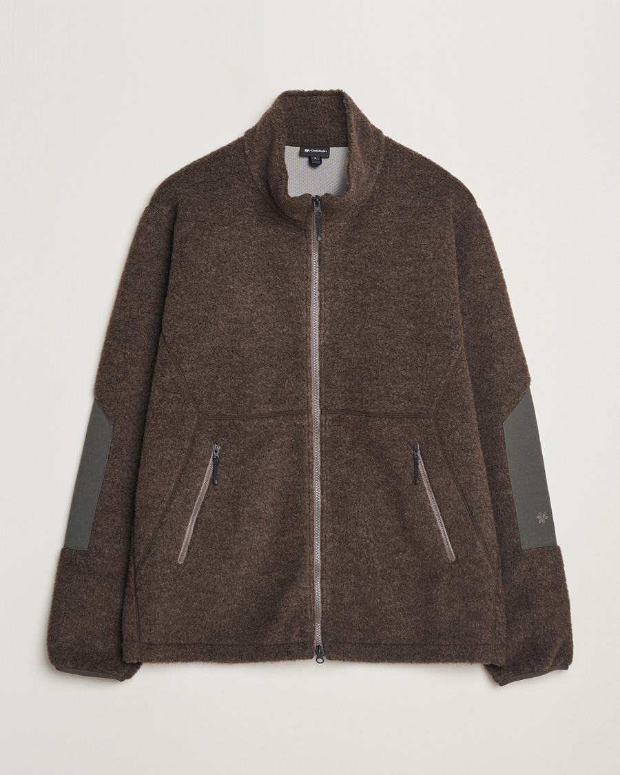 Herre | Jakker | Goldwin | Wool Boa Fleece Jacket Brown