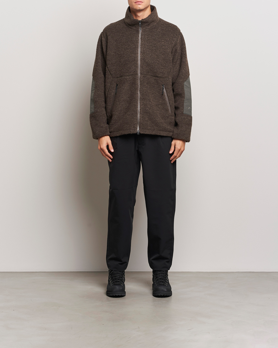 Herre | Jakker | Goldwin | Wool Boa Fleece Jacket Brown