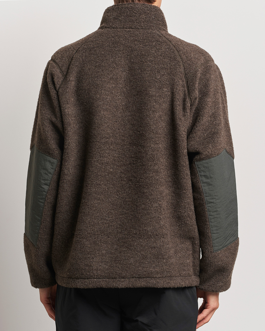 Herre | Jakker | Goldwin | Wool Boa Fleece Jacket Brown