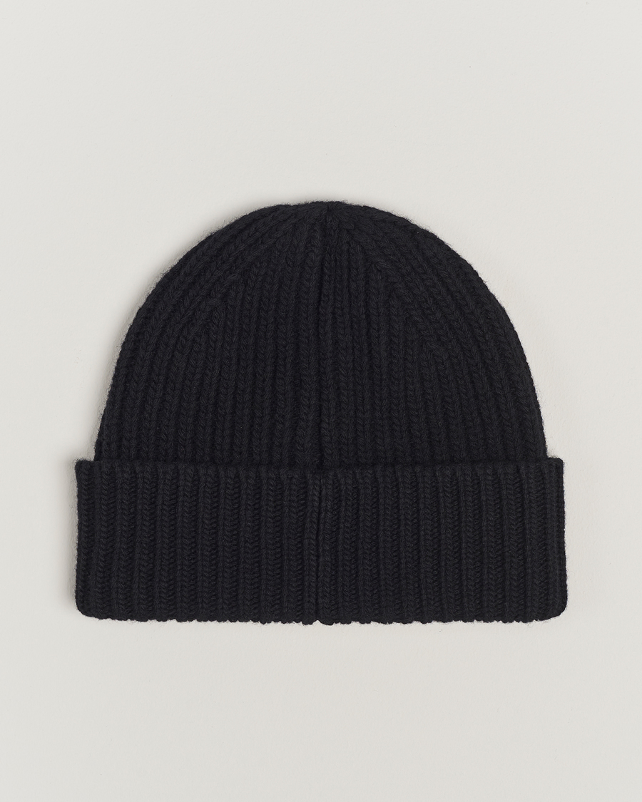 Herre | Golden Goose Rib Wool Beanie Black | Golden Goose | Rib Wool Beanie Black