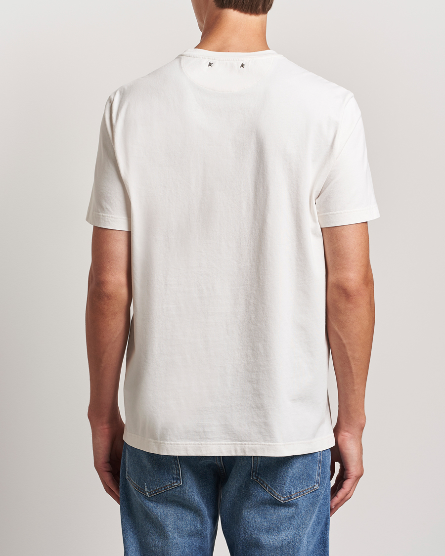 Herre | T-Shirts | Golden Goose | Journey Short Sleeve T-Shirt Heritage White