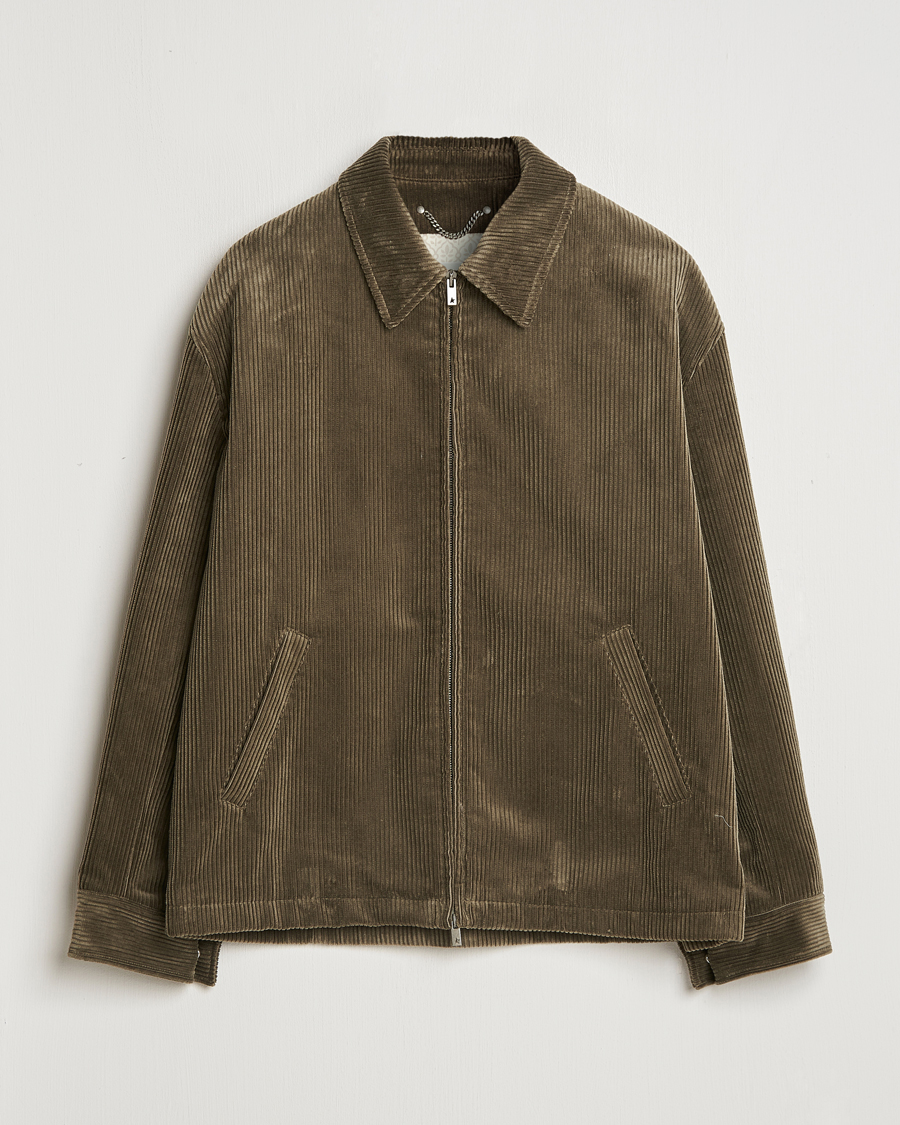 Herre | Jakker | Golden Goose | Corduroy Jacket Dark Green