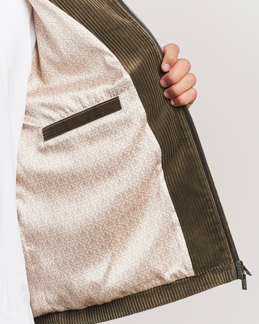 Herre | Jakker | Golden Goose | Corduroy Jacket Dark Green