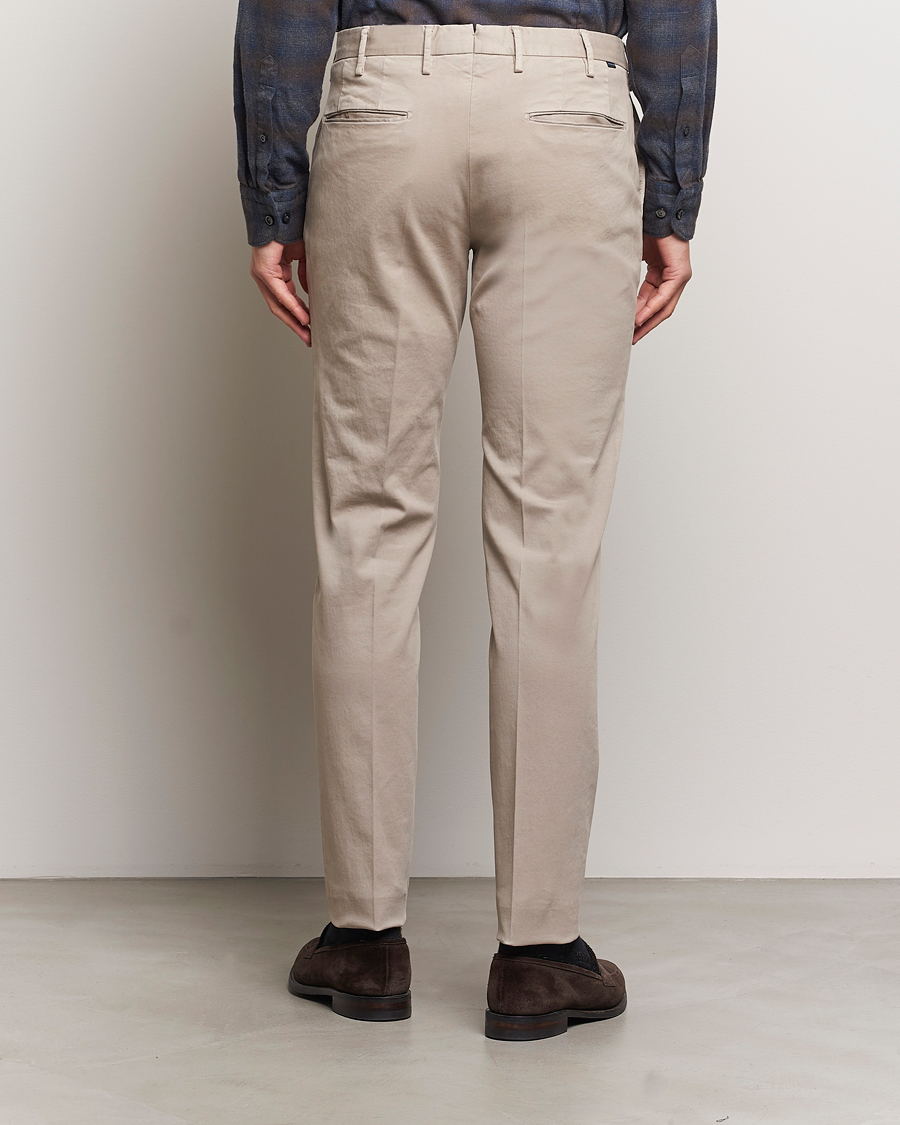 Herre | Bukser | Incotex | Slim Fit Cotton Stretch Chinos Khaki
