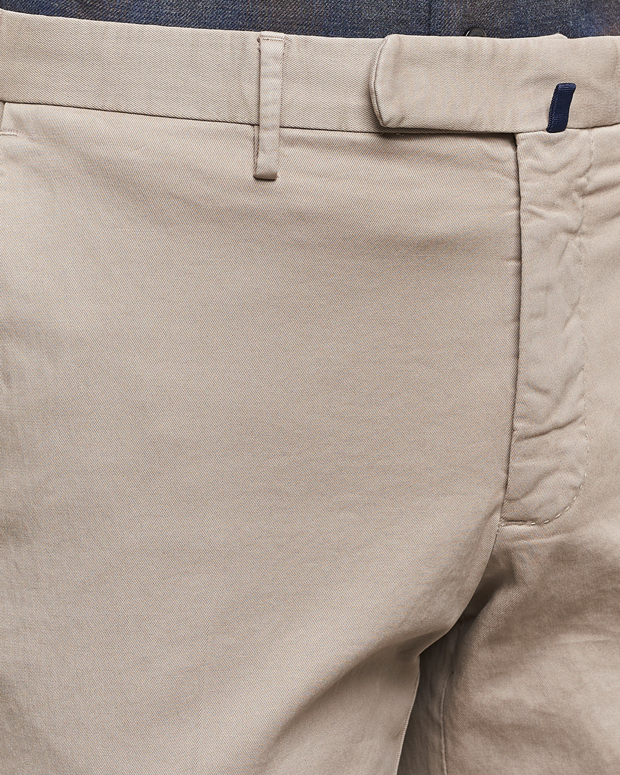 Herre | Bukser | Incotex | Slim Fit Cotton Stretch Chinos Khaki