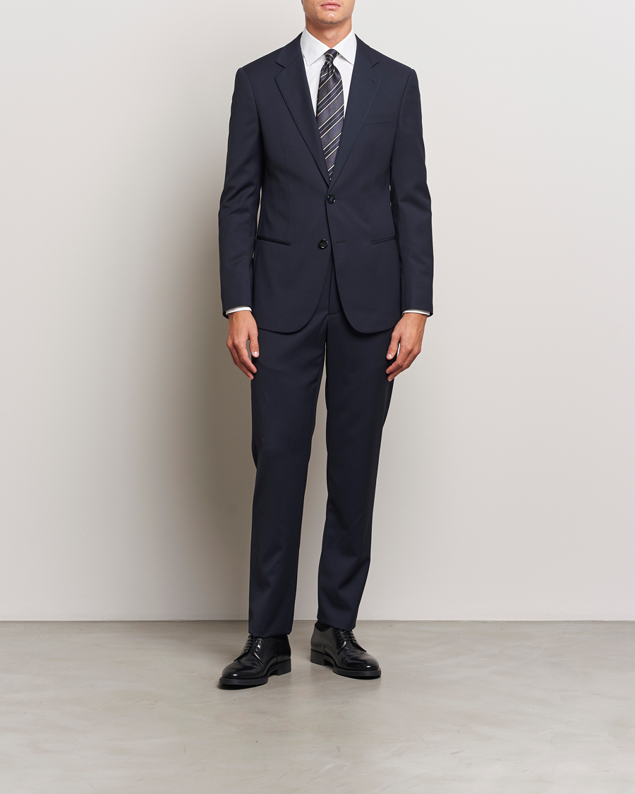 Herre | Giorgio Armani Soho Virgin Wool Suit Navy | Giorgio Armani | Soho Virgin Wool Suit Navy