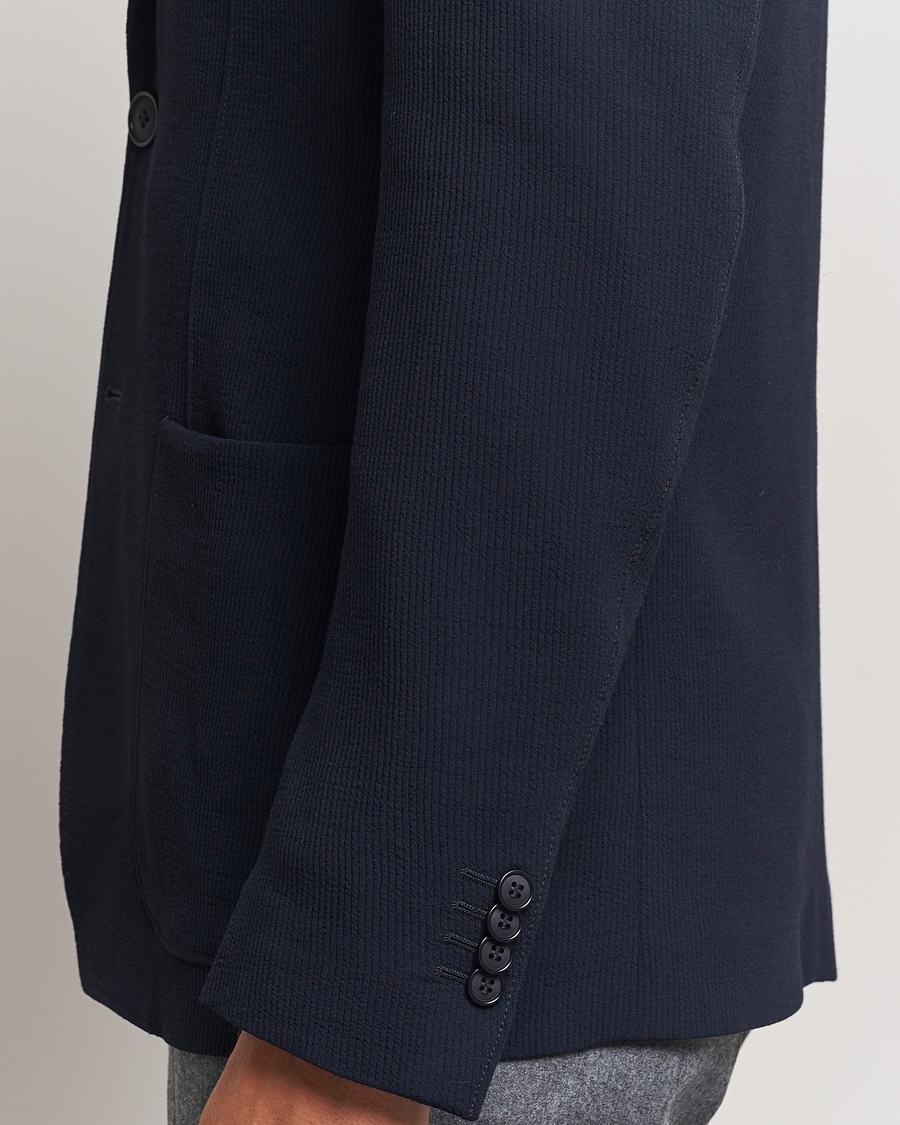Herre | Blazere & jakker | Giorgio Armani | Stretch Wool Blazer Navy