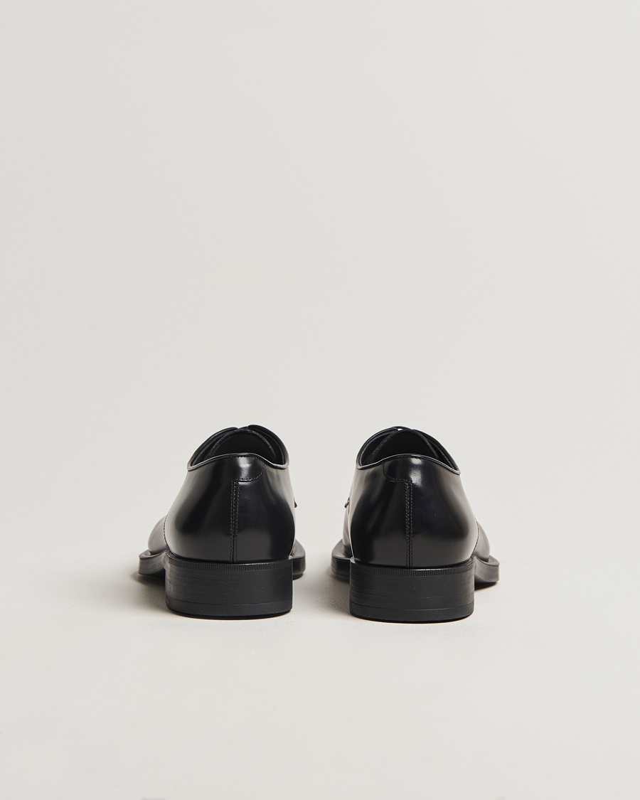 Herre | Giorgio Armani Lace Up Derby Shoes Black Calf | Giorgio Armani | Lace Up Derby Shoes Black Calf