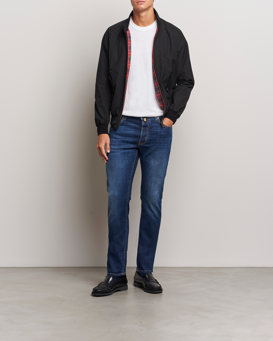 Herre | Jeans | Jacob Cohën | Bard Slim Fit Stretch Jeans Mid Blue