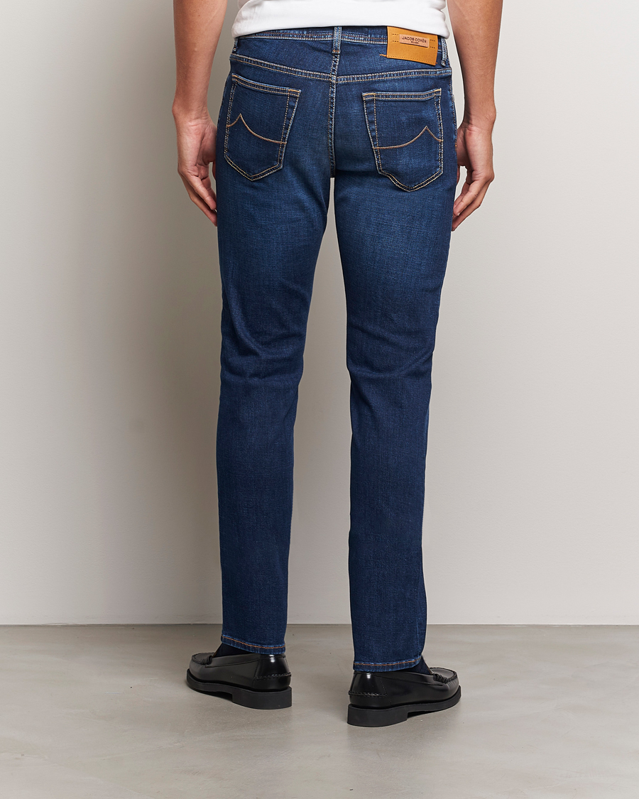 Herre | Jeans | Jacob Cohën | Bard Slim Fit Stretch Jeans Mid Blue