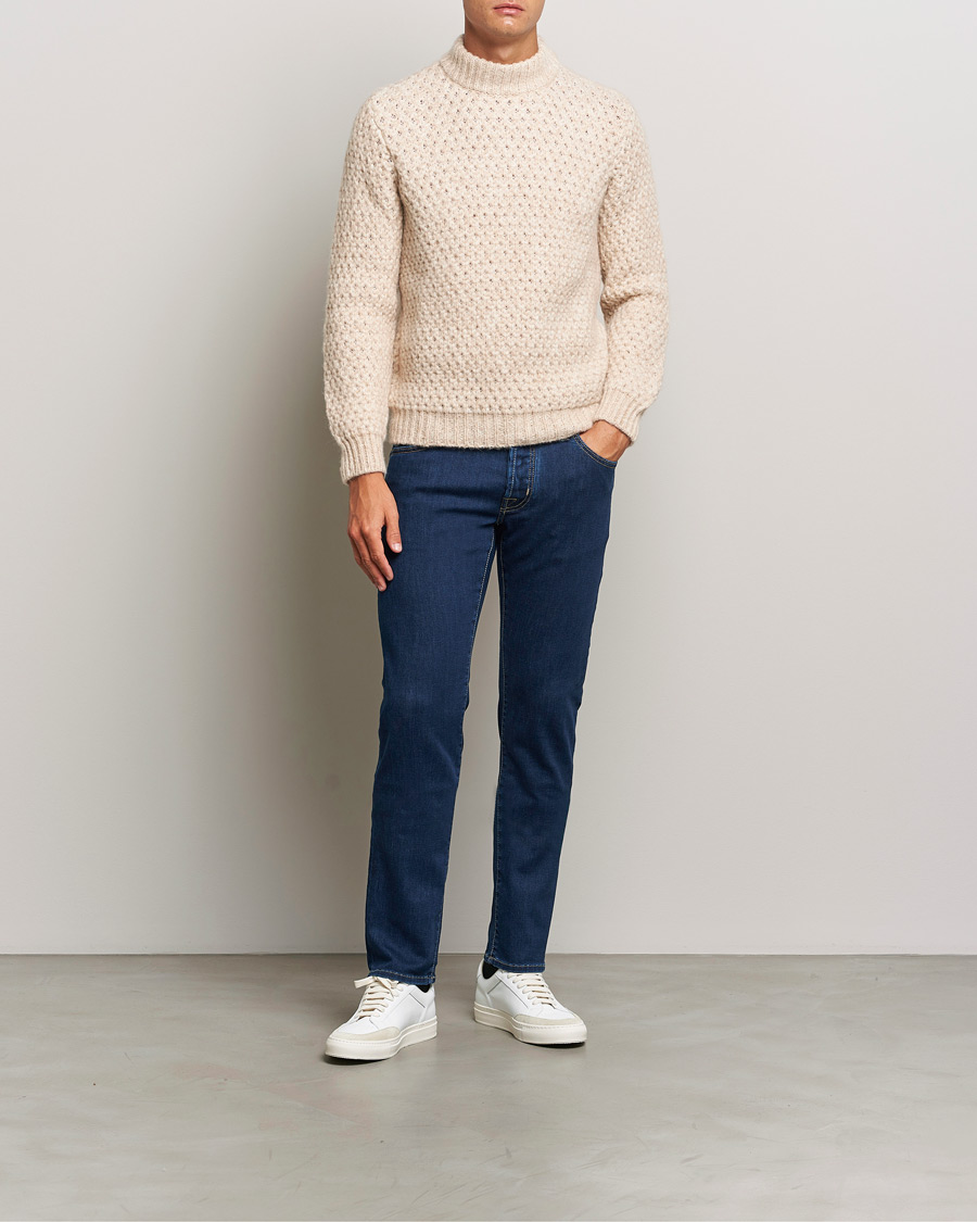 Herre | Jeans | Jacob Cohën | Nick Slim Fit Streatch Jeans Dark Blue